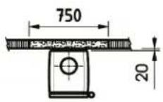 DOVRE Vintage 35 - Vintage 30 - Distanze minime per la versione alla rivestimento igni - 2