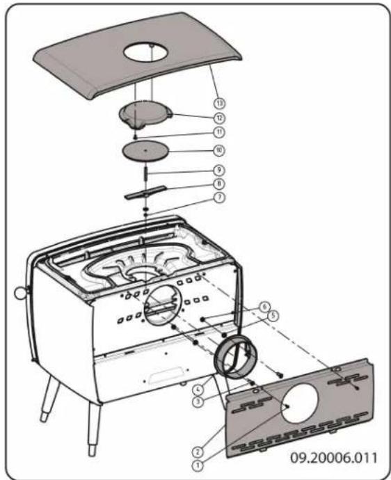 DOVRE Vintage 35 - Collegamento superiore - 1