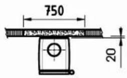DOVRE Vintage 35 - Vintage 35 - Minimale afstanden: - 2