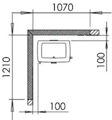 DOVRE TAI 45M - Anexo 3: Distancia a materiales inflamables - 5