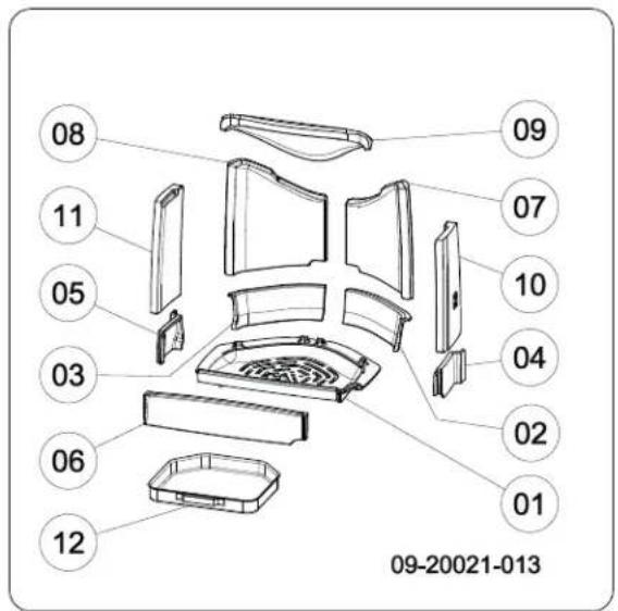 DOVRE Sense 403 - Replacing the glass - 3