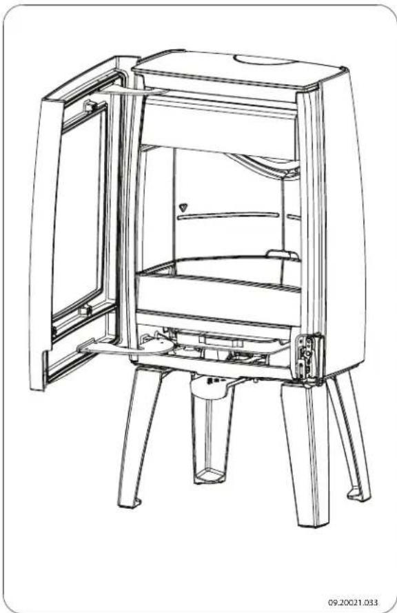 DOVRE Sense 403 - Maximum amount of wood - 3