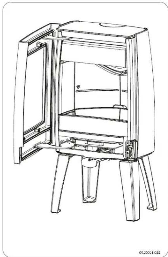 DOVRE Sense 303 - Maximum amount of wood - 2