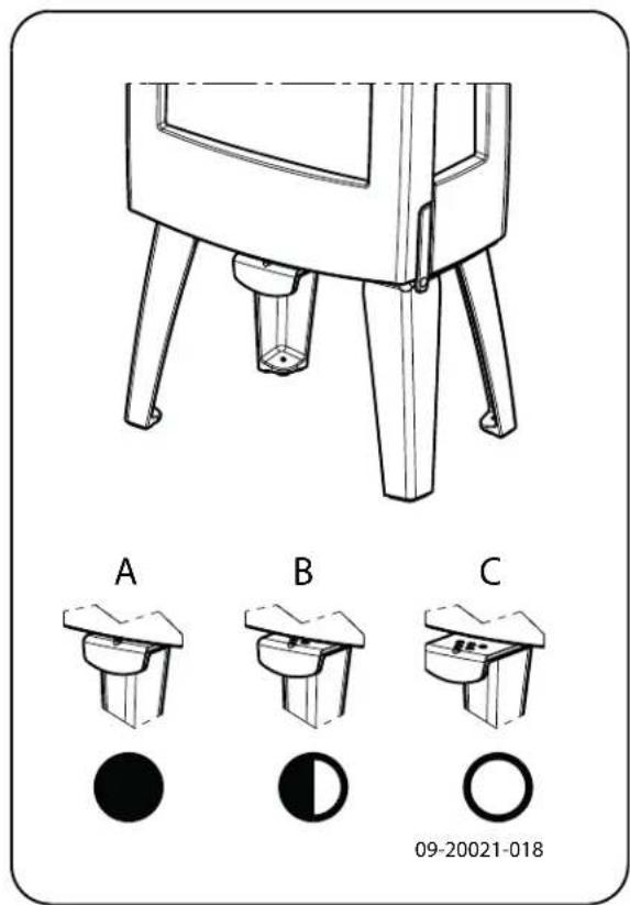 DOVRE Sense 203 - Stoken met hout - 1