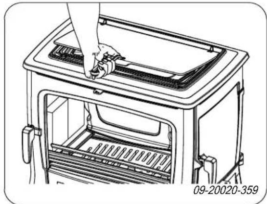 DOVRE TAI 45C - Heizen mit Kohlen mit Kohlenbehälter - 1