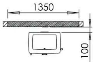 DOVRE TAI 45C - Bijlage 3: Afstand tot brandhaar materiaal TAI 45M en 45C / TAI 55M en 55C - Minimale afstanden in - 2