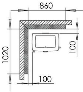 DOVRE TAI 45C - Annexe 3: Distance d'éloignement avec des matériaux combustibles - 6