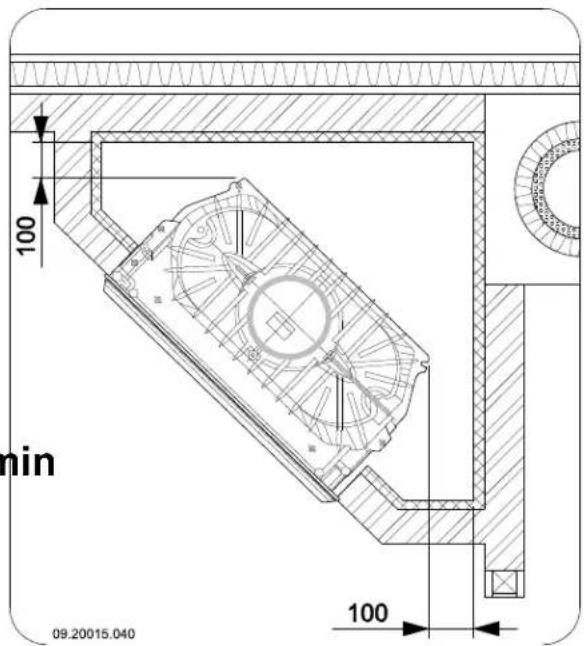 DOVRE ASTRO 4CBWB LEON - Platzierung und Anschluss des Einbauofens - 2