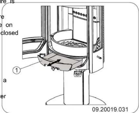 DOVRE ASTRO 4MFP - Removing ashes - 1