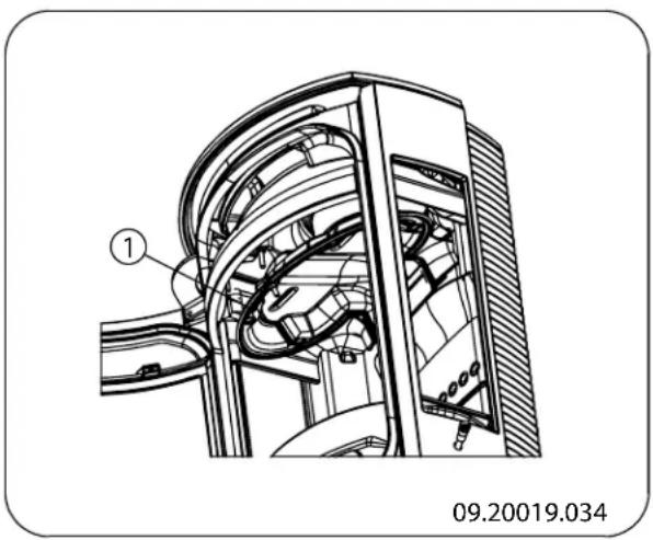 DOVRE ASTRO 4MFP - Vlamplaat verwijderen en aanbrengen - 1