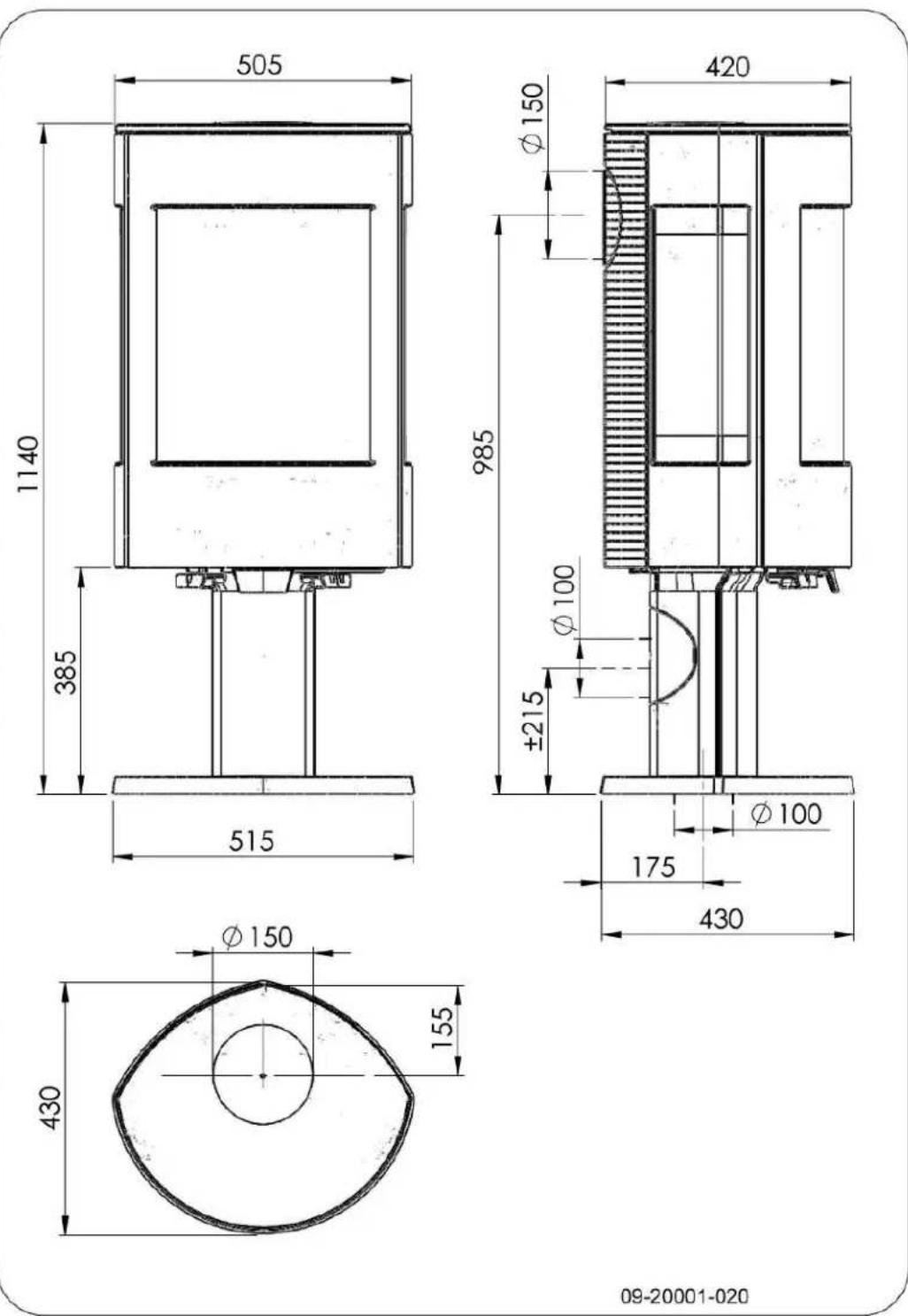 DOVRE ASTRO 4MFP - Anlage 2: Abmessungen - 1