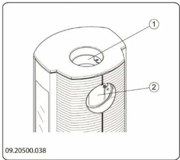 DOVRE ASTRO 3MFWB - Preparing the connection to Connect to top the flue - 2