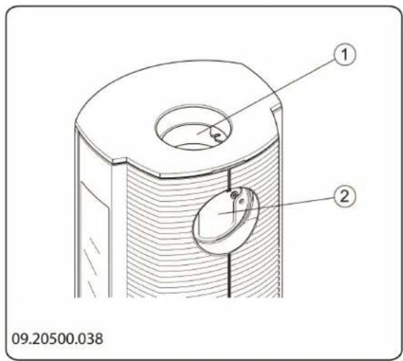 DOVRE ASTRO 3MFWB - Schornsteinanschluss vorbereiten - 2