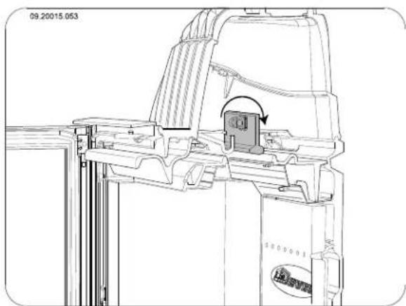 DOVRE ASTRO 4CBP LEON - Dismantling damper and baffle plate - 4