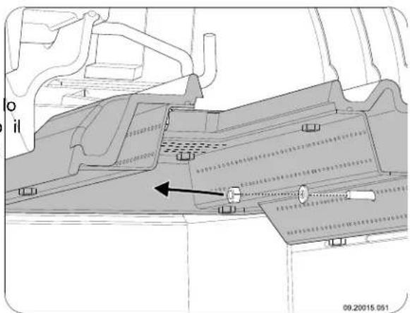 DOVRE ASTRO 4CBP LEON - Smontare la valvola e il tagliafiamma - 3