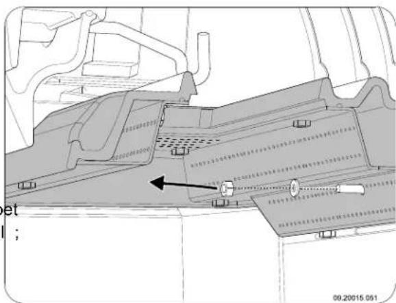 DOVRE ASTRO 4CBP LEON - Démonter le clapet et le déflecteur - 4