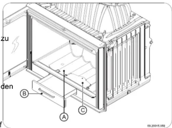 DOVRE ASTRO 4CBP LEON - Entfernung der Asche, Modelle 2176 und 2576 - 1