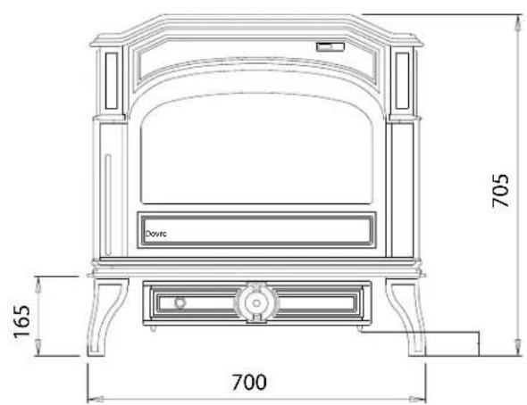 DOVRE 750GH - Bijlage 2: Afmetingen - 2