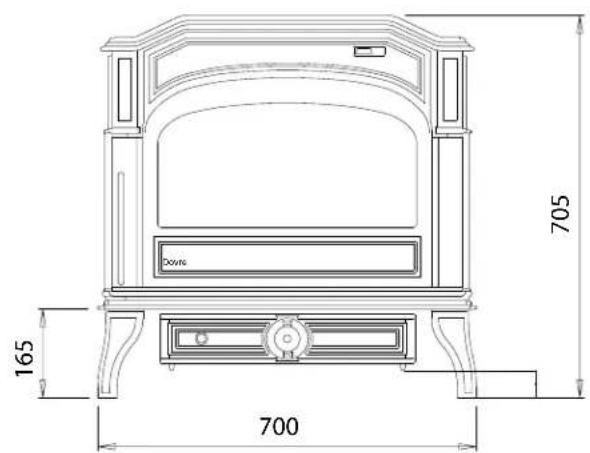 DOVRE 750GH - Anlage 2: Abmessungen - 2