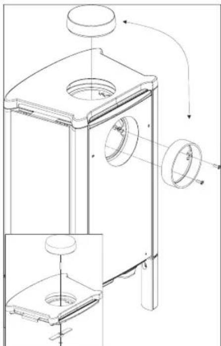 DOVRE ASTRO 2 WB - Smoke outlet - 1