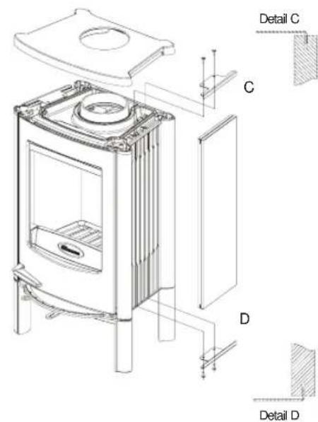 DOVRE ASTRO 2 WB - Montage van de zijpanelen Astro2 L. - 2