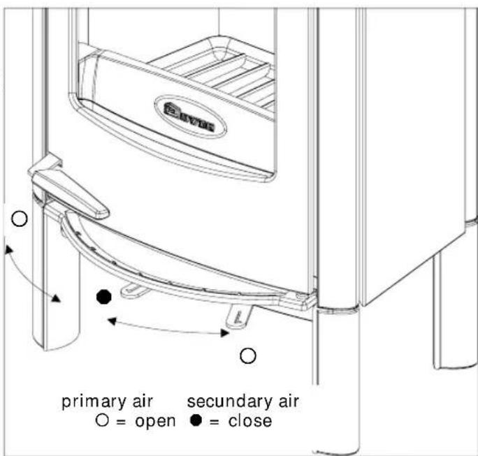 DOVRE ASTRO 2 WB - Lighting a fire - 1
