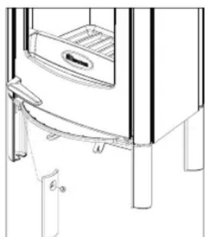 DOVRE ASTRO 2 WB - Montage afdekplaat poot - 1