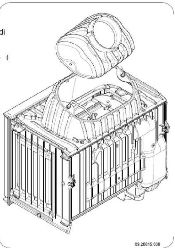 DOVRE ASTRO 3CBP PEGASUS - Modificare la direzione del raccordo di collegamento - 2