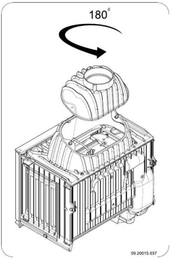 DOVRE ASTRO 3CBP PEGASUS - Ändern der Ausrichtung des Anschlussstücks - 2