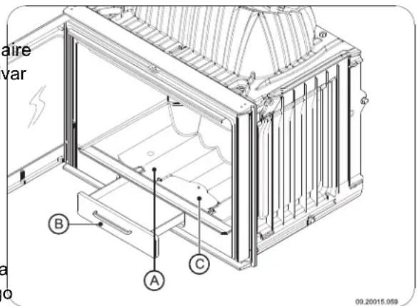 DOVRE ASTRO 3CBP PEGASUS - Eliminar cenizas en los modelos 2176 y 2576 - 1
