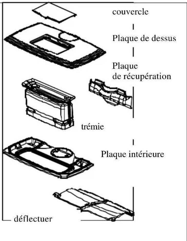 DOVRE 760 GM - Montage et placement de la trémie (en option) - 1