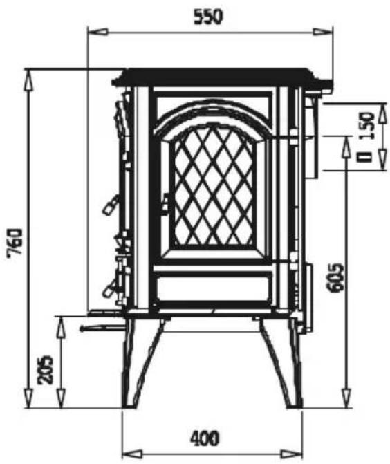 DOVRE 760 GM - Die Bauart-Raumheizvermogen - 1