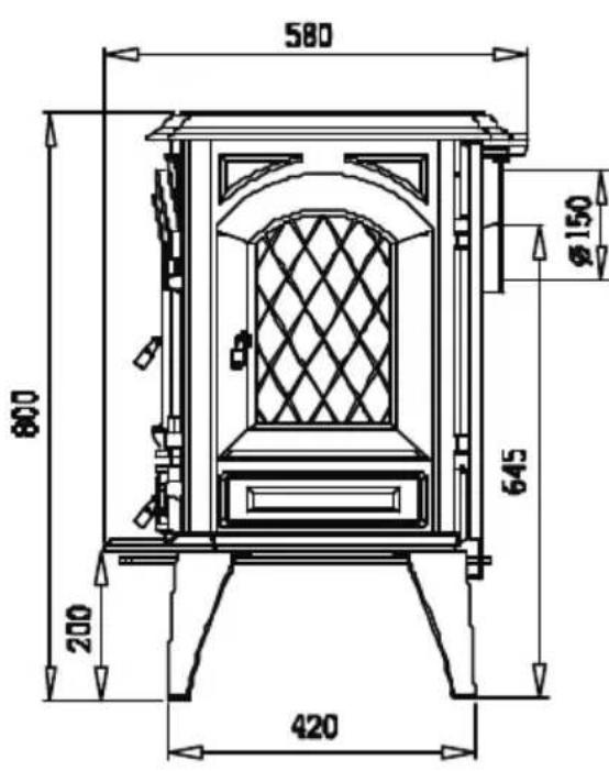 DOVRE 760 GM - Die Bauart-Raumheizvermogen - 4
