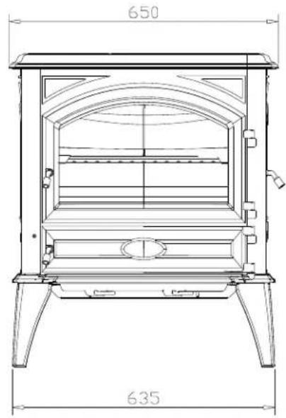 DOVRE 640CB - Bijlage 2: Afmetingen - 2