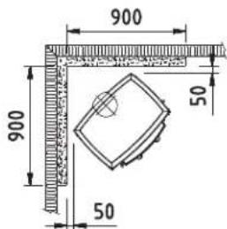 DOVRE 640CB - Anlage 3: Abstand zu brennbarem Material - 9
