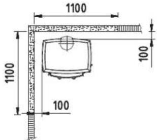 DOVRE 640CB - Anlage 3: Abstand zu brennbarem Material - 5