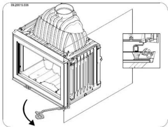 DOVRE ASTRO 3CBWB PEGASUS - Removing the fireproof inner - 2