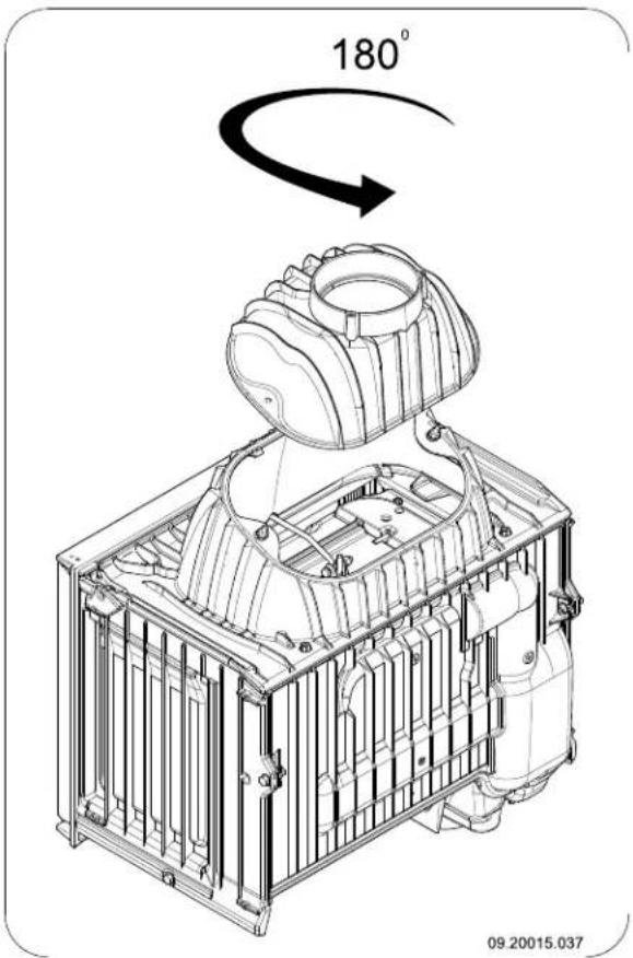 DOVRE ASTRO 3CBWB PEGASUS - Modification de la direction de la buse de raccordement - 2