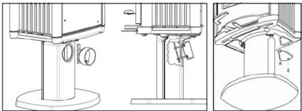 DOVRE ASTRO 2 P - Montage pour la connexion pour l'air extérieur ASTRO2 p - 1