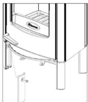 DOVRE ASTRO 2 P - Montage afdekplaat poot - 1