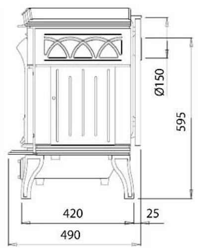 DOVRE 750GM - Bijlage 2: Afmetingen - 1