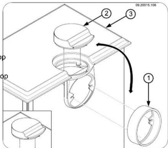 DOVRE 760CB - Aansluiten op de blijde of bovenzijde - 1