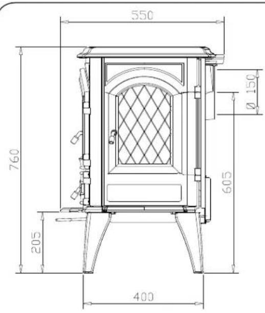 DOVRE 760CB - Anlage 2: Abmessungen - 1