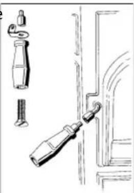 DOVRE 555GM - Assembling the "cold handle" (550CB) - 1