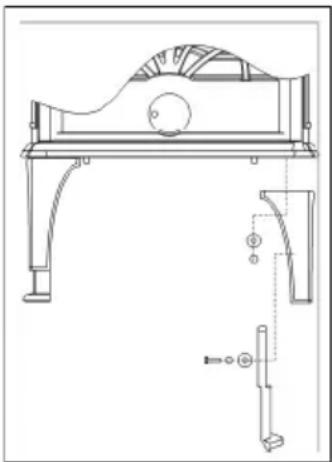 DOVRE 555GM - Montage der Beine und Aschenfänger - 1