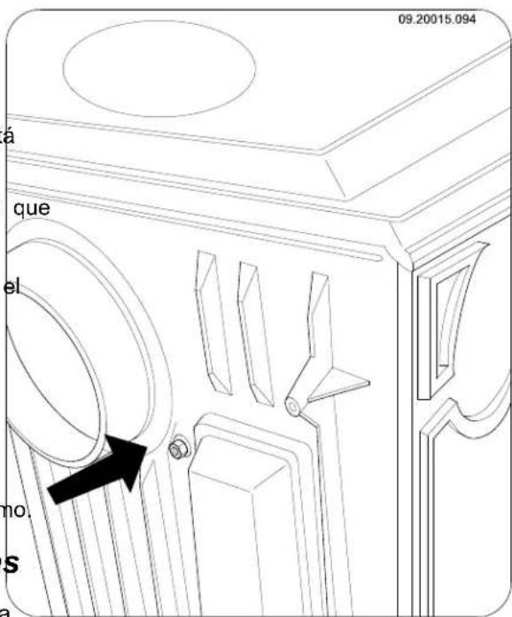 DOVRE 550CB - Quitar el deflector de humo - 1