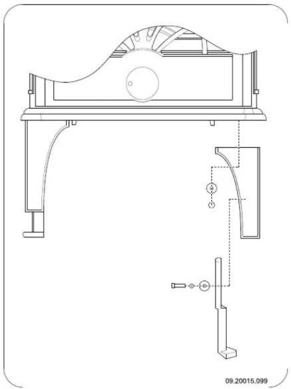 DOVRE 550CB - Montage der Beine - 1