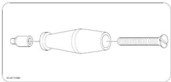 DOVRE 425CB - Fitting the handle ar holder (model 550CB) - 1