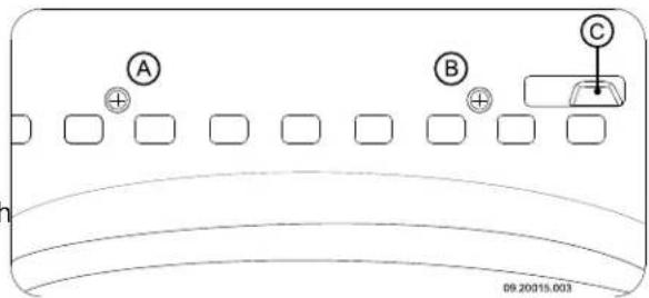 DOVRE 425CB - Luftklappe einstellen - 1