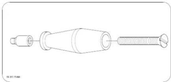 DOVRE 425CB - Montar asa y soporte (modelo 550CB ofrece también la posibidad de    550CB) conexion al costo. Vea las instrucciones en el    perroro."Gcnctor en el costo (modelo 550CB)" - 1